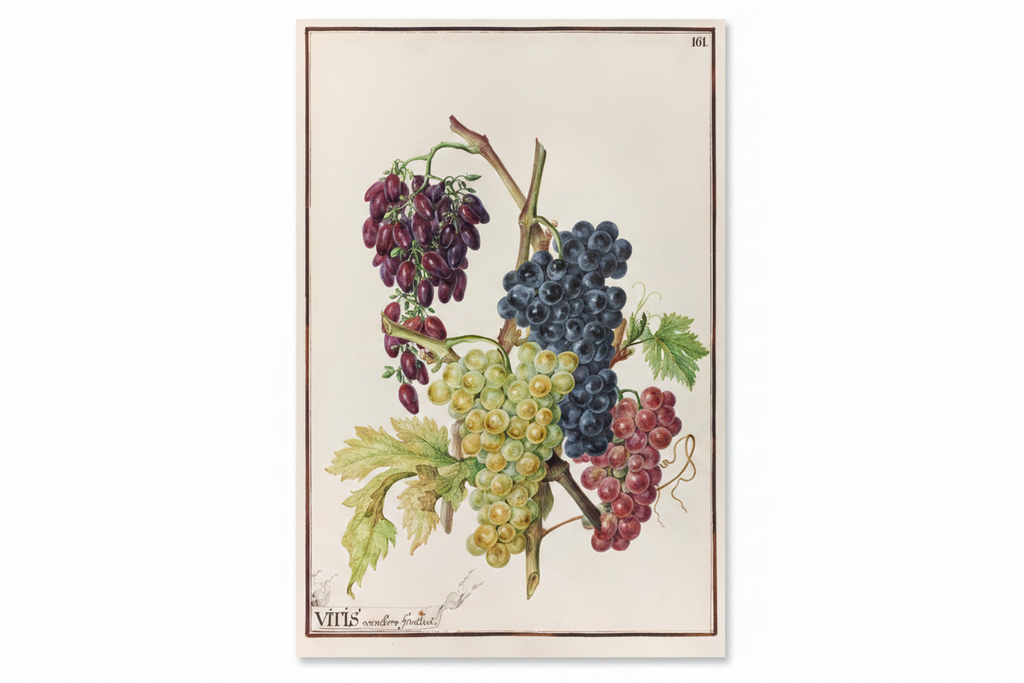 "Réva vinná" od Bratří Bauerových / "Vitis vinifera fructus" Bratři Bauerovi