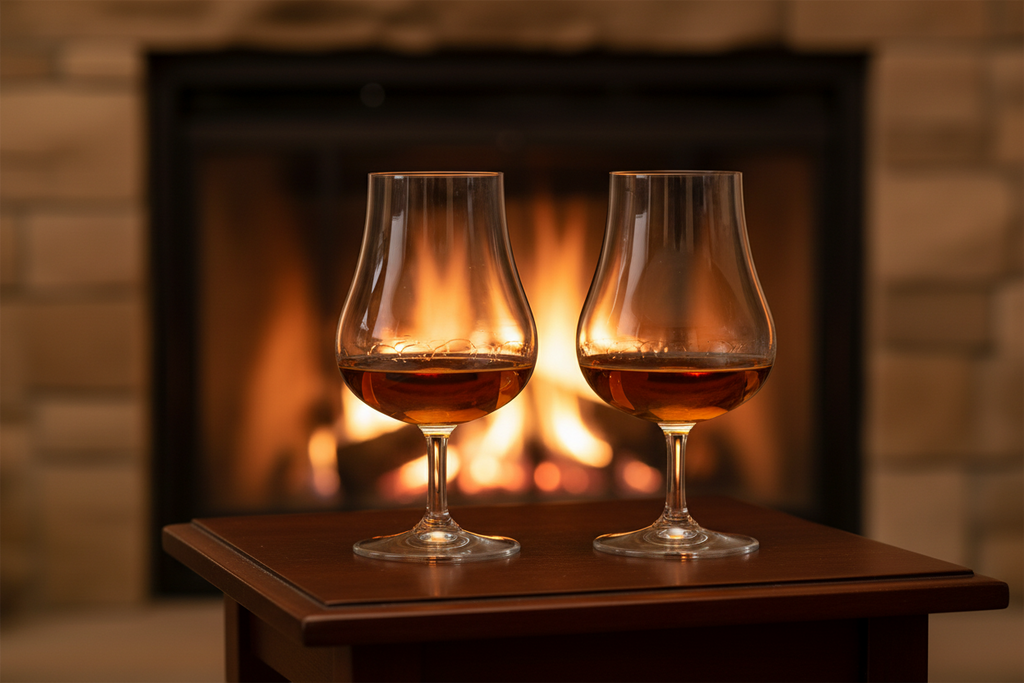 "Chateau Cognac" 2-Piece Crystal Glass Set | Czech Glass Gift