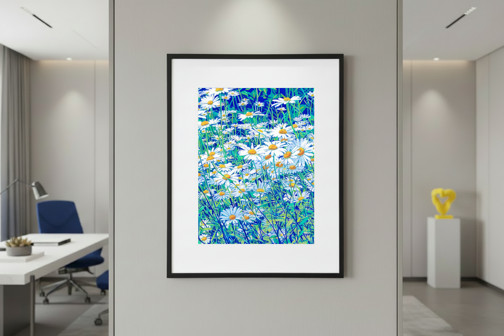 Vitali Komarov "Moravian Daisy" | Certified Art Print