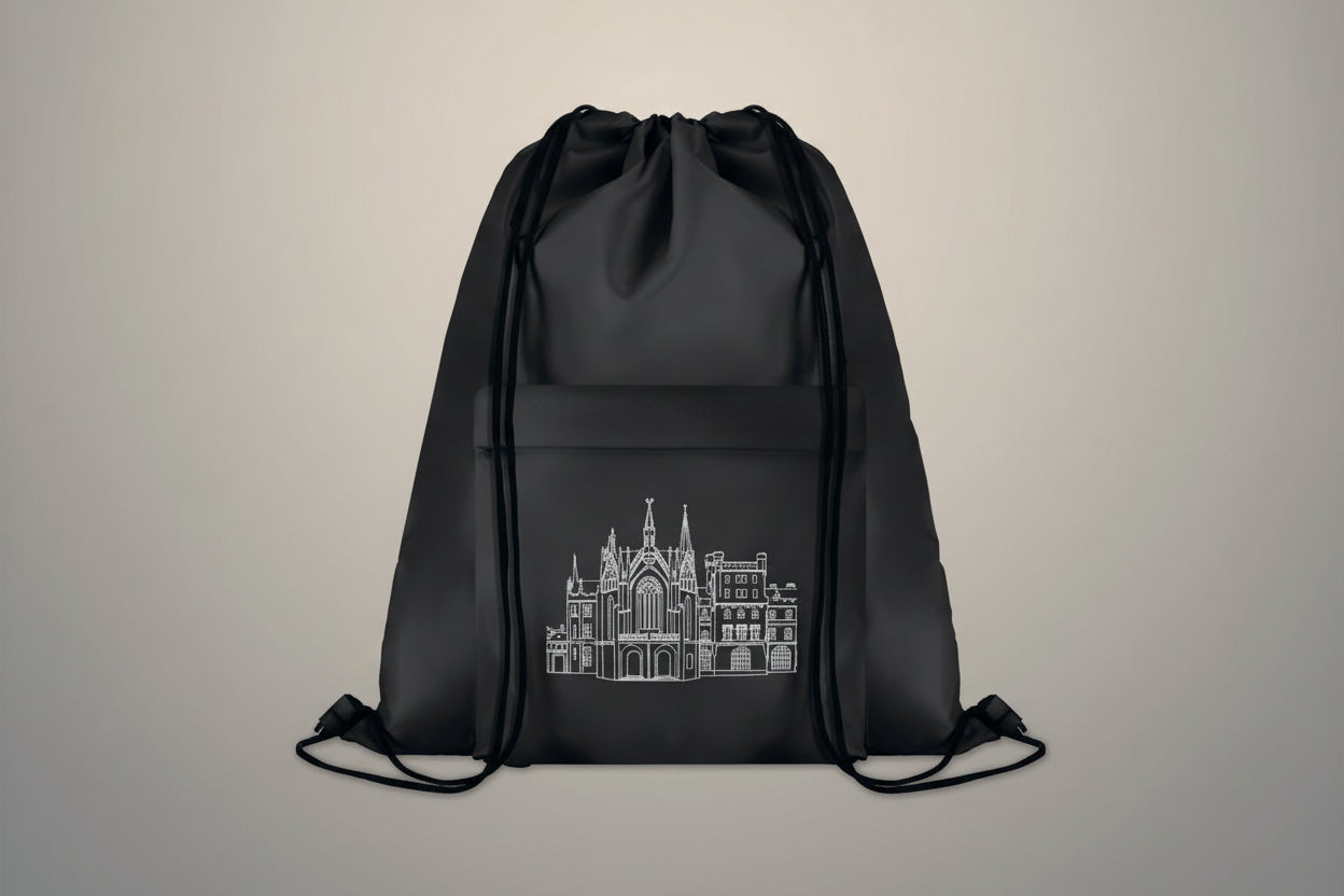 Turnbeutel mit Schloss-Tasche