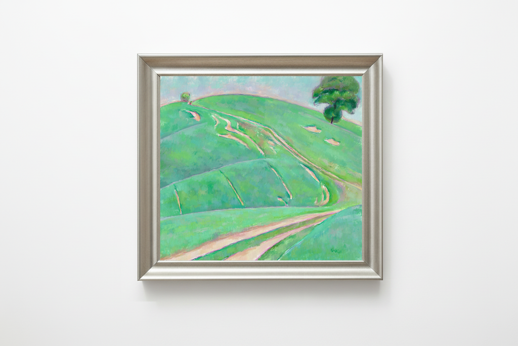 Vitali Komarov "Pavlov Hills" Painting | Original Oil on Canvas
