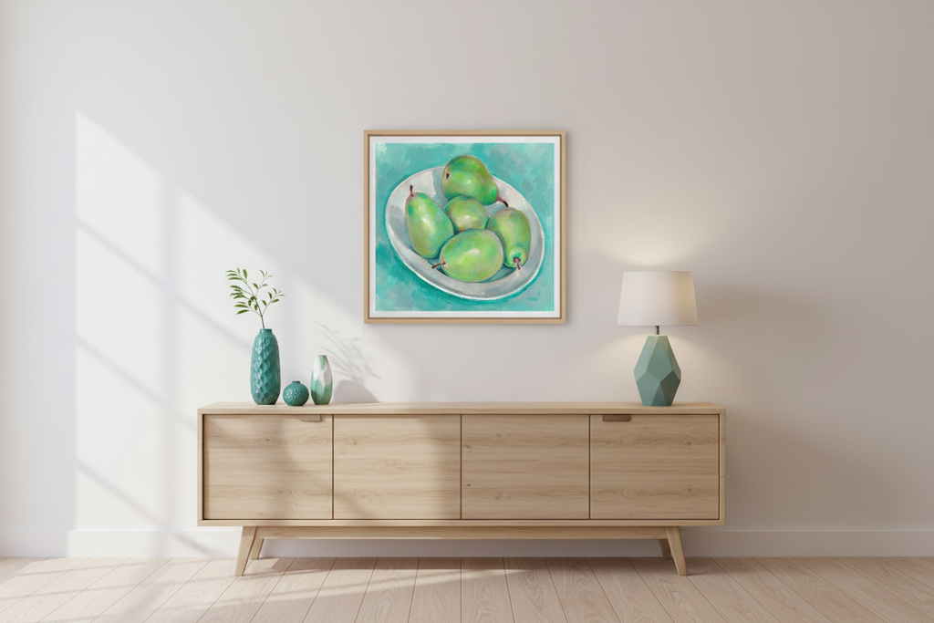 Vitali Komarov "Turquoise Still Life" | Certified Canvas Art Print