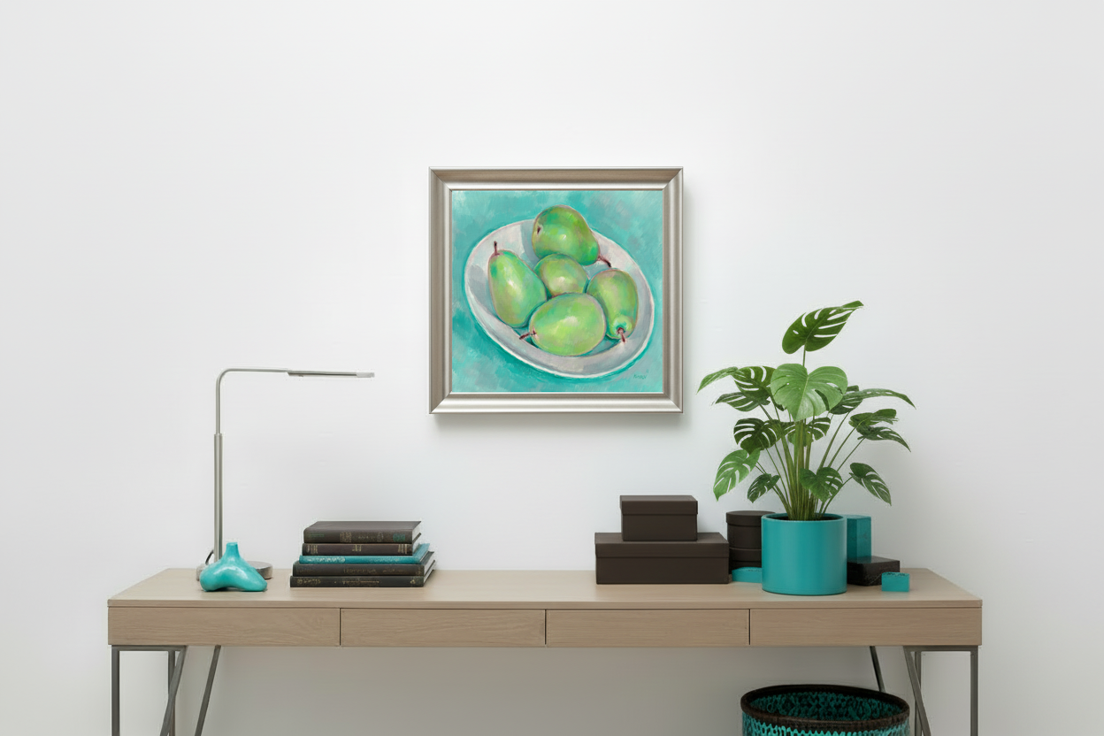 Vitali Komarov "Turquoise Still Life" | Certified Canvas Art Print
