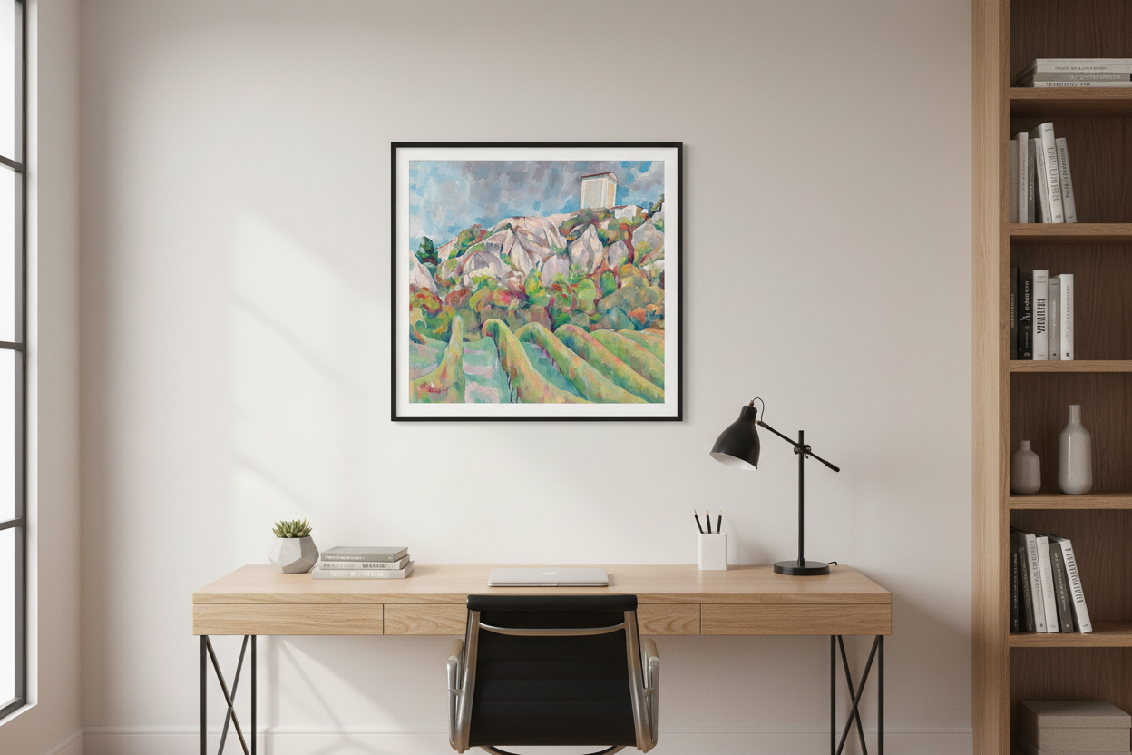 Vitali Komarov "Vineyards near Holy Hill" | Certified Canvas Art Print