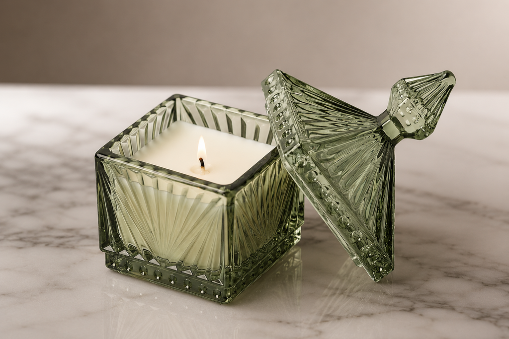 Chateau Jewel Scented Candle - Cedarwood and Vetiver