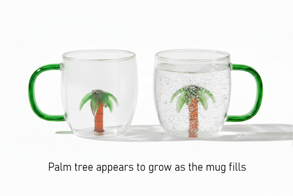 Palm House Borosilicate Glass Mug 320 ml | Lednice Castle Souvenir
