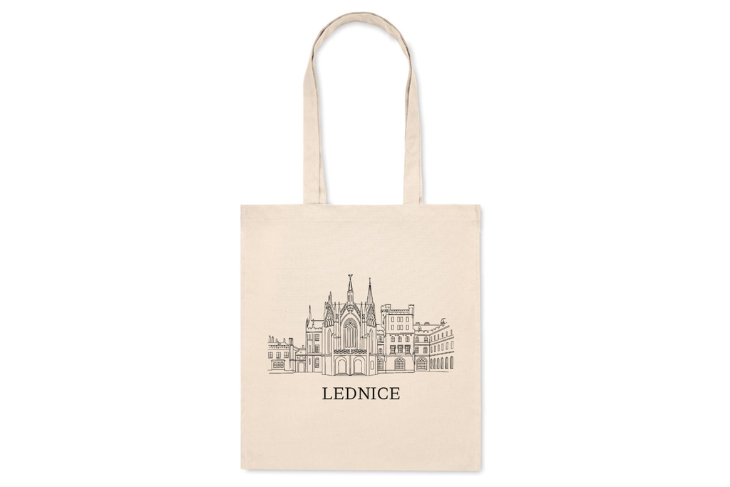 Designer TOTE bag: Lednice Chateau (Vitali Komarov) Deep Blue