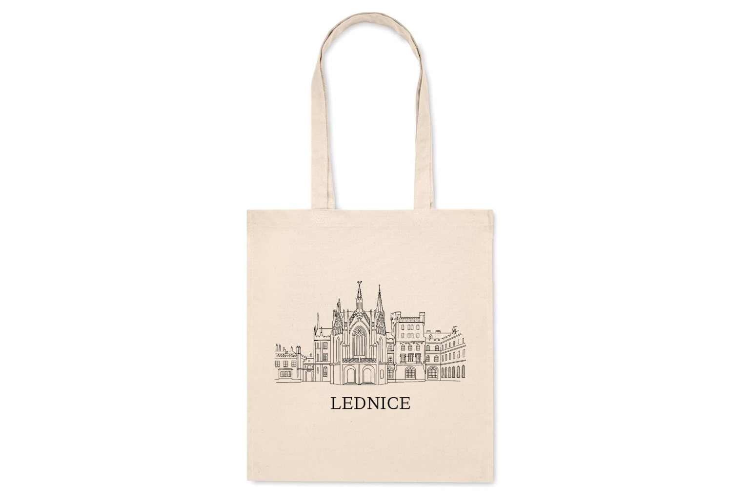 Designer TOTE bag: Lednice Chateau (Vitali Komarov) Deep Blue