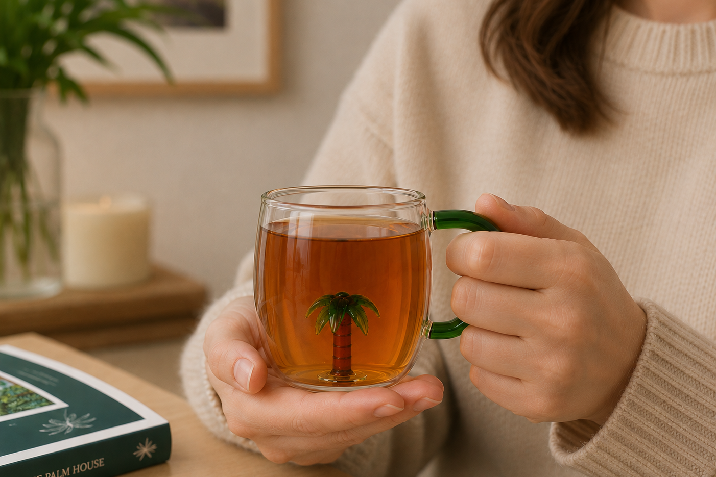 Palm House Borosilicate Glass Mug 320 ml | Lednice Castle Souvenir