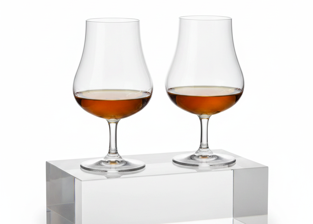 "Chateau Cognac" 2-Piece Crystal Glass Set | Czech Glass Gift