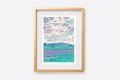 13x18 Vitali Komarov Landscape Serigraph Print – Pálava Summer | Botanical Giclée Art Print