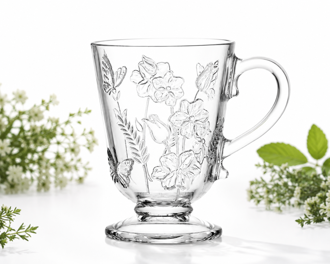 Moravian Meadow l Glass Mug 310 ml