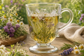 Moravian Meadow l Glass Mug 310 ml