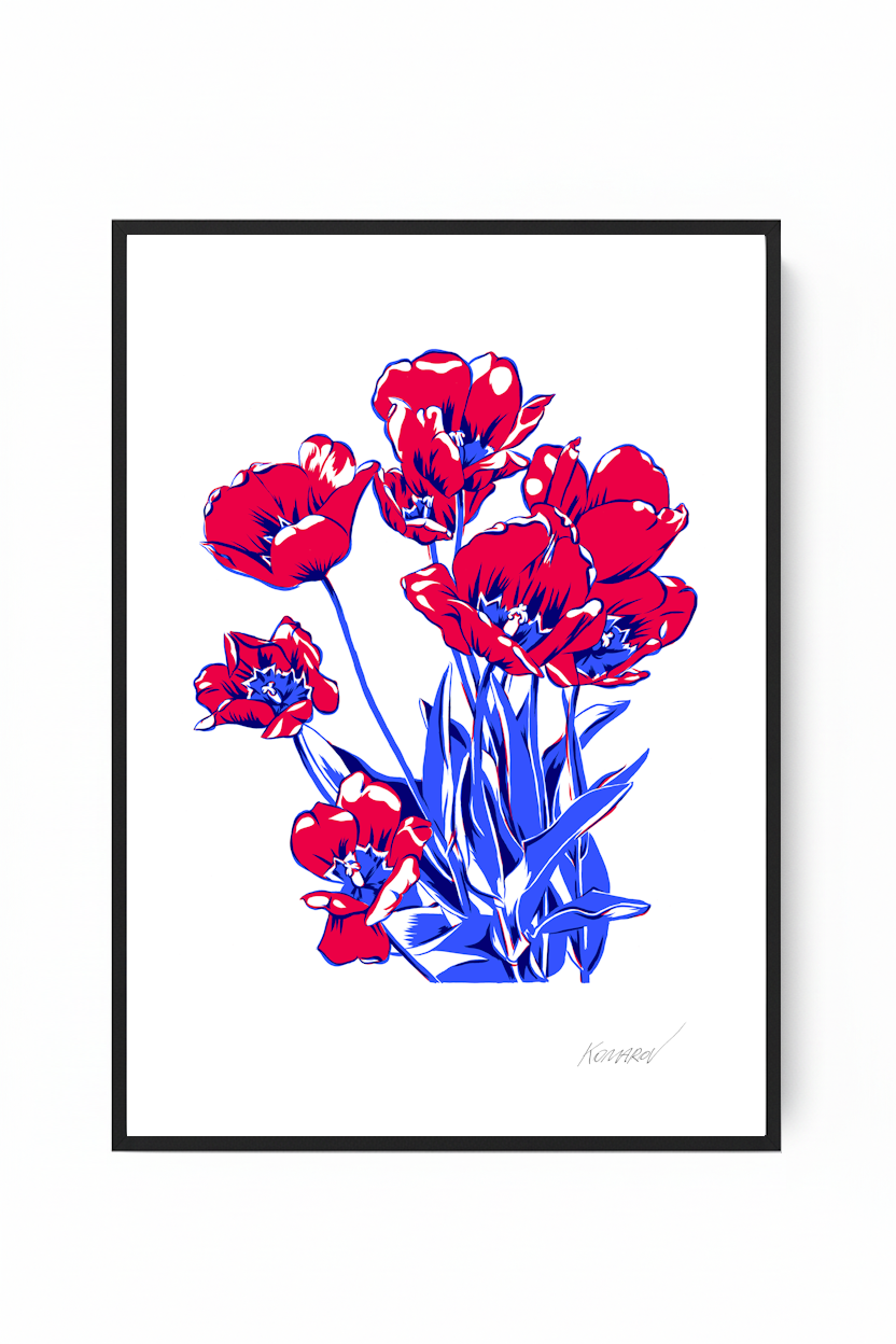 „April“ aus der Serie „Flowering Graphics“