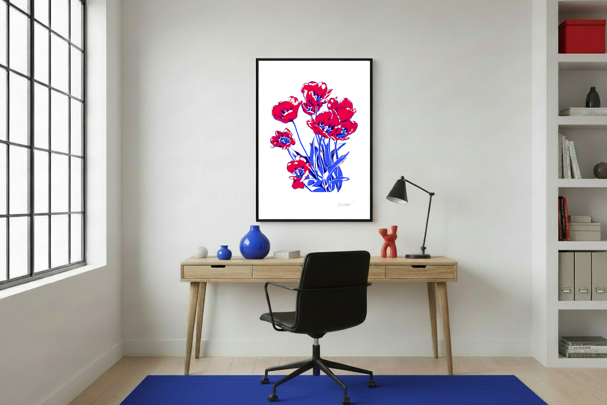 „April“ aus der Serie „Flowering Graphics“