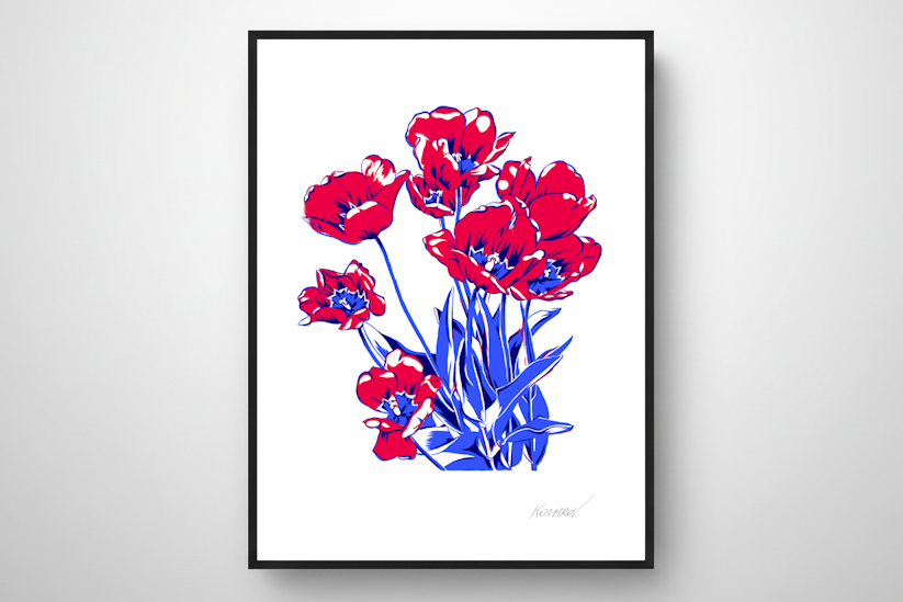 „April“ aus der Serie „Flowering Graphics“