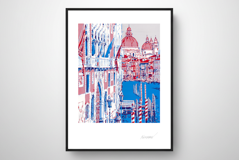 Vitali Komarov "Spring on Canal Grande" | Certified Art Print