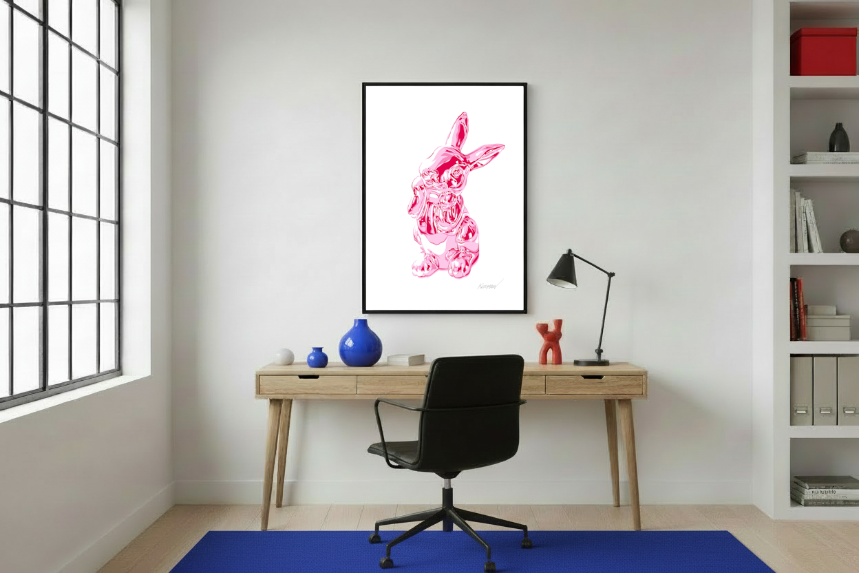 „Fiery Bunny“ aus der Serie „Flowering Graphics“
