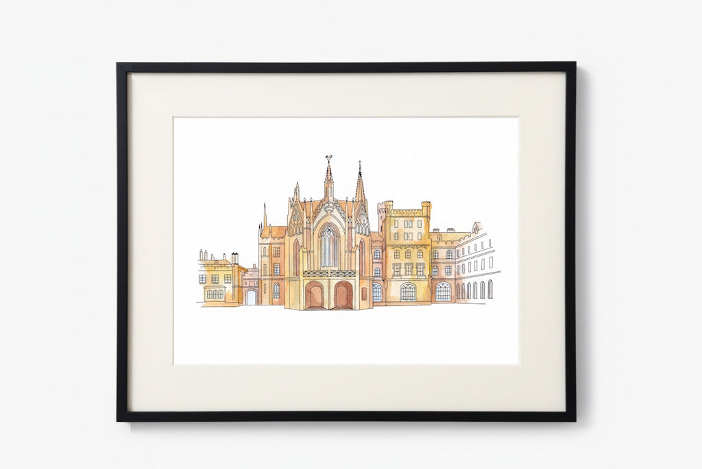 21x30 Anastasia Komarova "Lednice Castle" | Certified Art Print