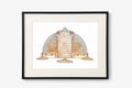 21x30 Anastasia Komarova "Lednice Palm Greenhouse" | Certified Art Print