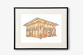 21x30 Anastasia Komarova "Moorish Waterworks in Lednice Castle Park" | Certified Art Print