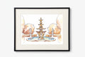 21x30 Anastasia Komarova "Venetian Fountain at Lednice Castle" | Certified Art Print