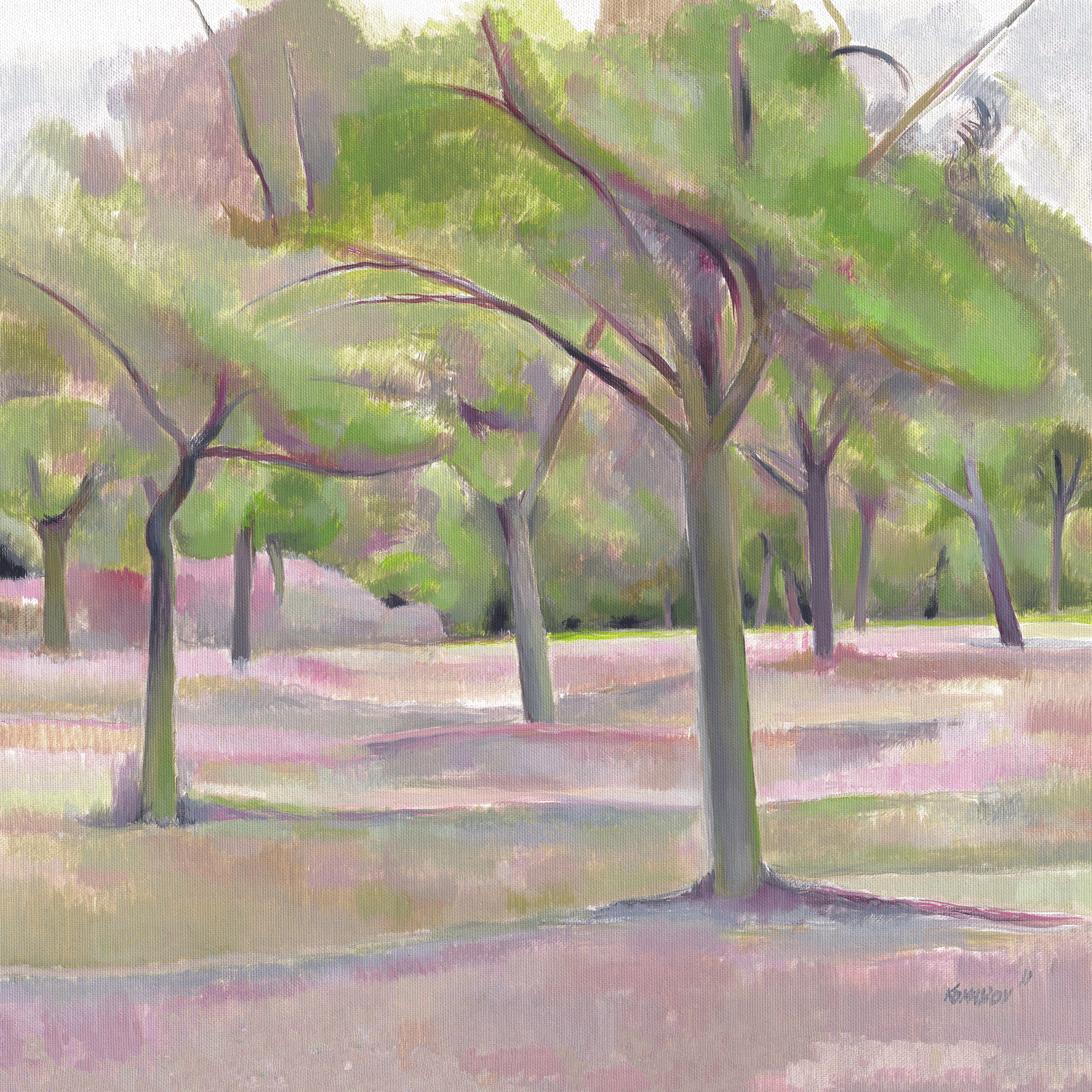 Vitali Komarov "Whispering Orchard" | Certified Canvas Art Print