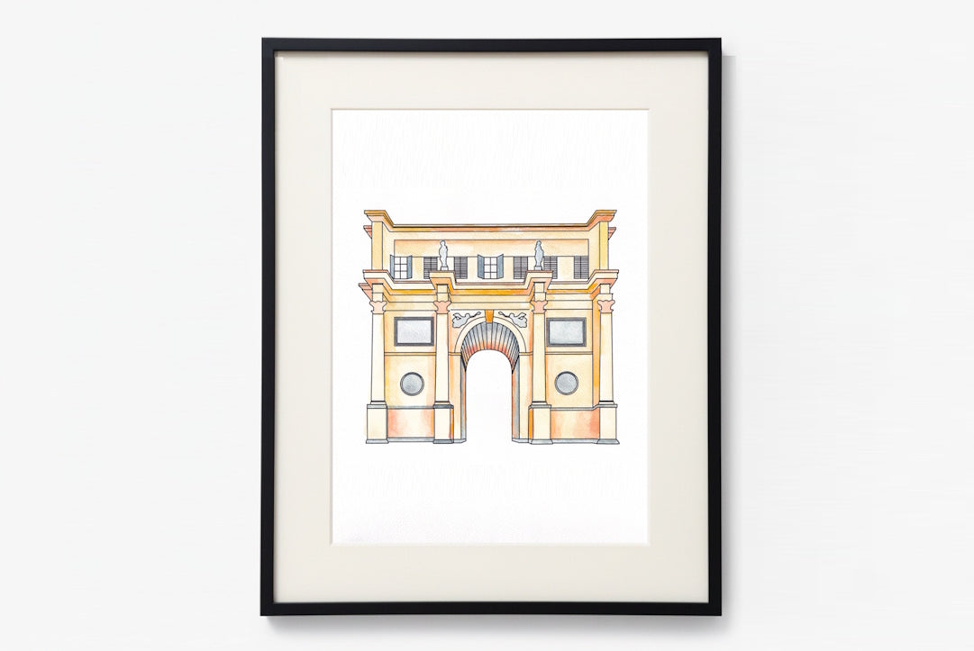 21x30 Maria Komarova "Diana Temple in UNESCO Lednice-Valtice" | Certified Art Print