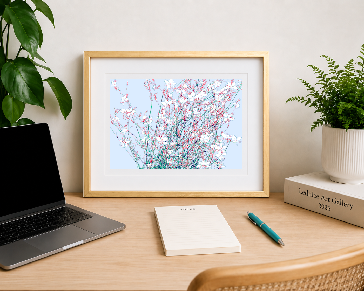 13x18 Vitali Komarov Floral Serigraph Print – "119th Shade" | Botanical Giclée Art Print