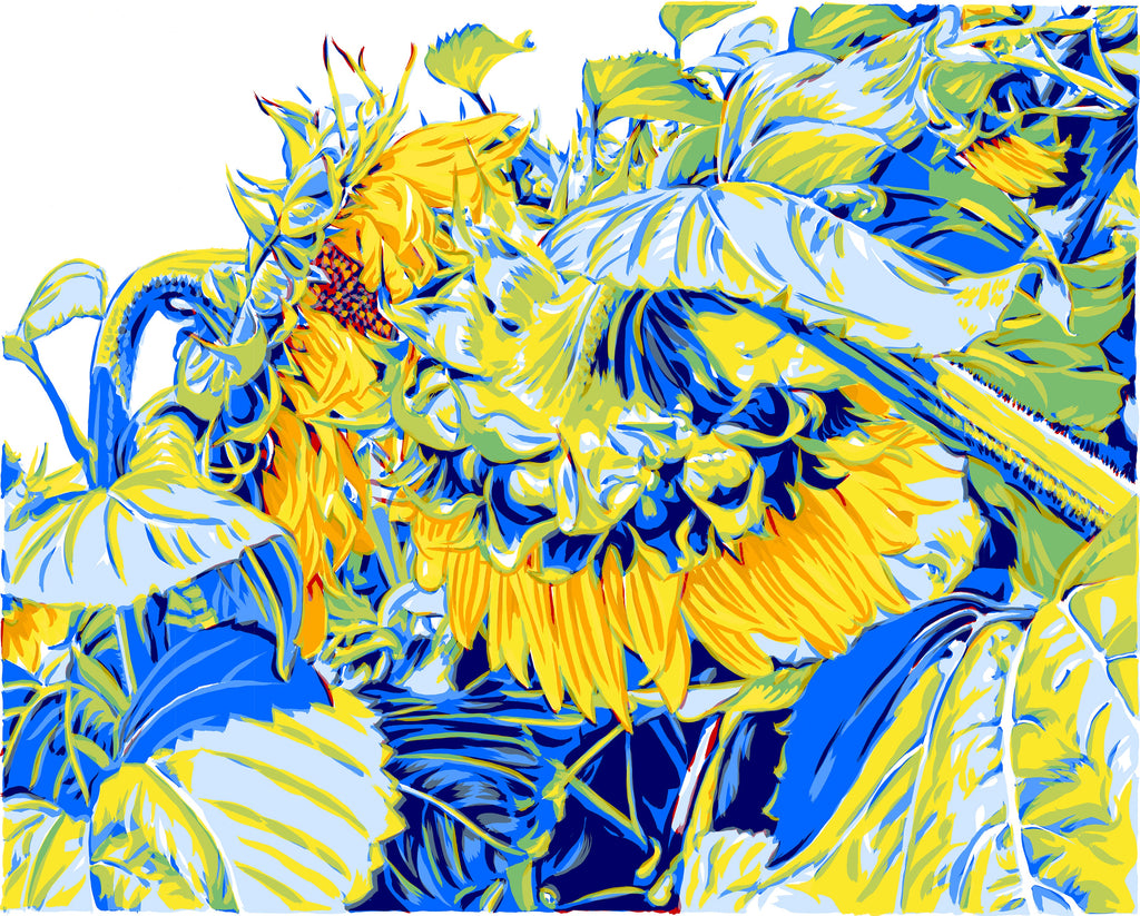 Vitali Komarov "Valtice Gold" Sunflower | Certified Art Print