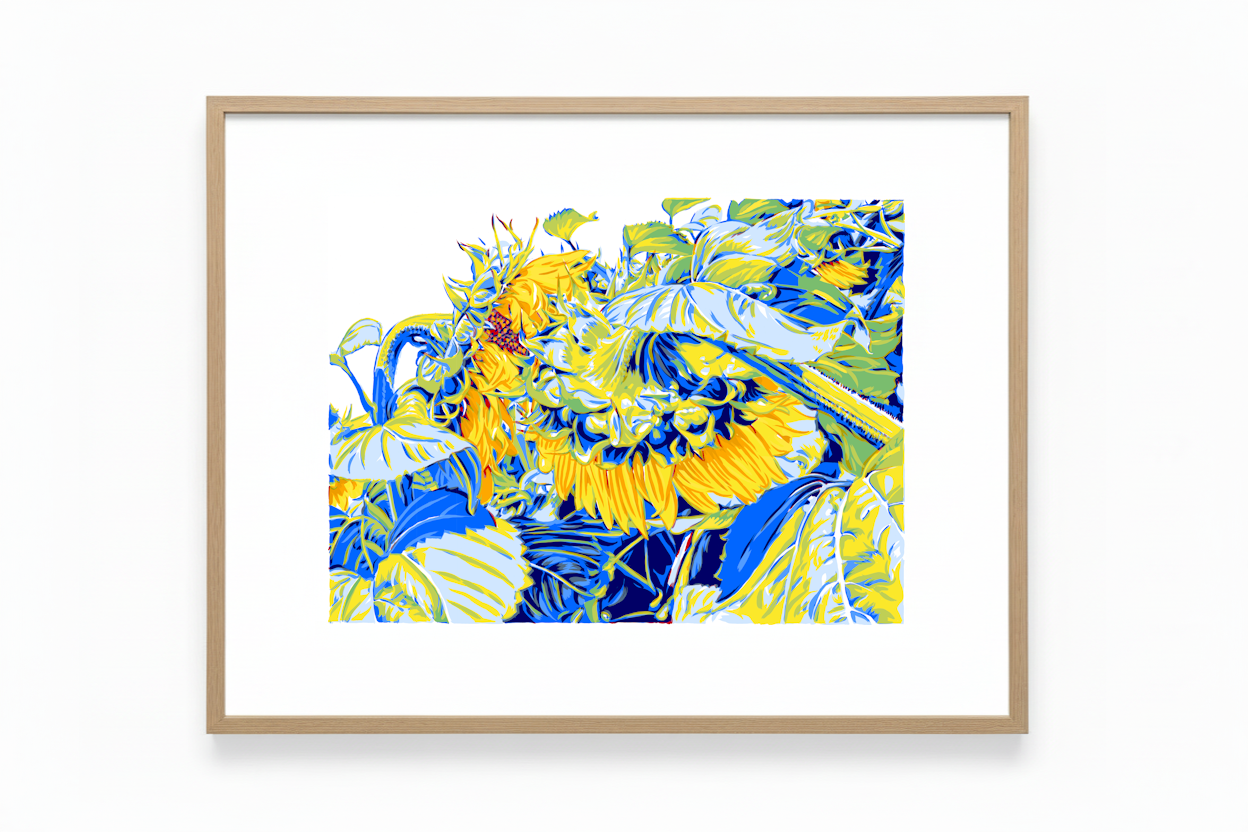 Vitali Komarov "Valtice Gold" Sunflower | Certified Art Print