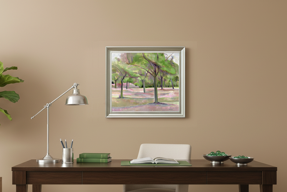 Vitali Komarov "Whispering Orchard" | Certified Canvas Art Print