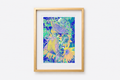 13x18 Vitali Komarov Floral Serigraph Print – Sunflowers | Botanical Giclée Art Print
