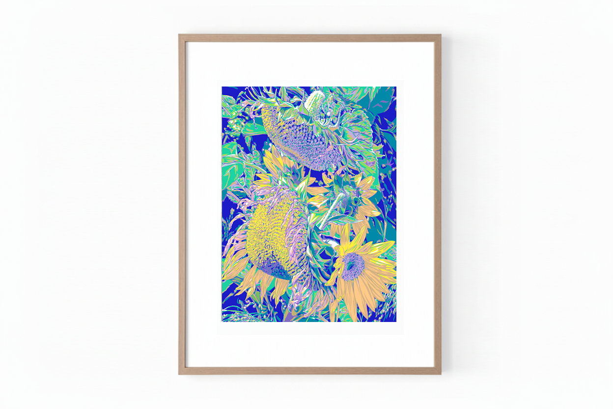 Vitali Komarov "Sunflower" | Certified Art Print