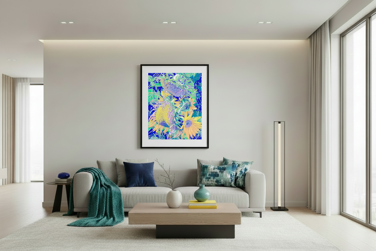 Vitali Komarov "Sunflower" | Certified Art Print