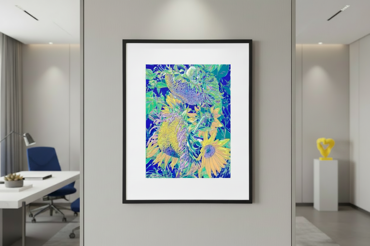 Vitali Komarov "Sunflower" | Certified Art Print