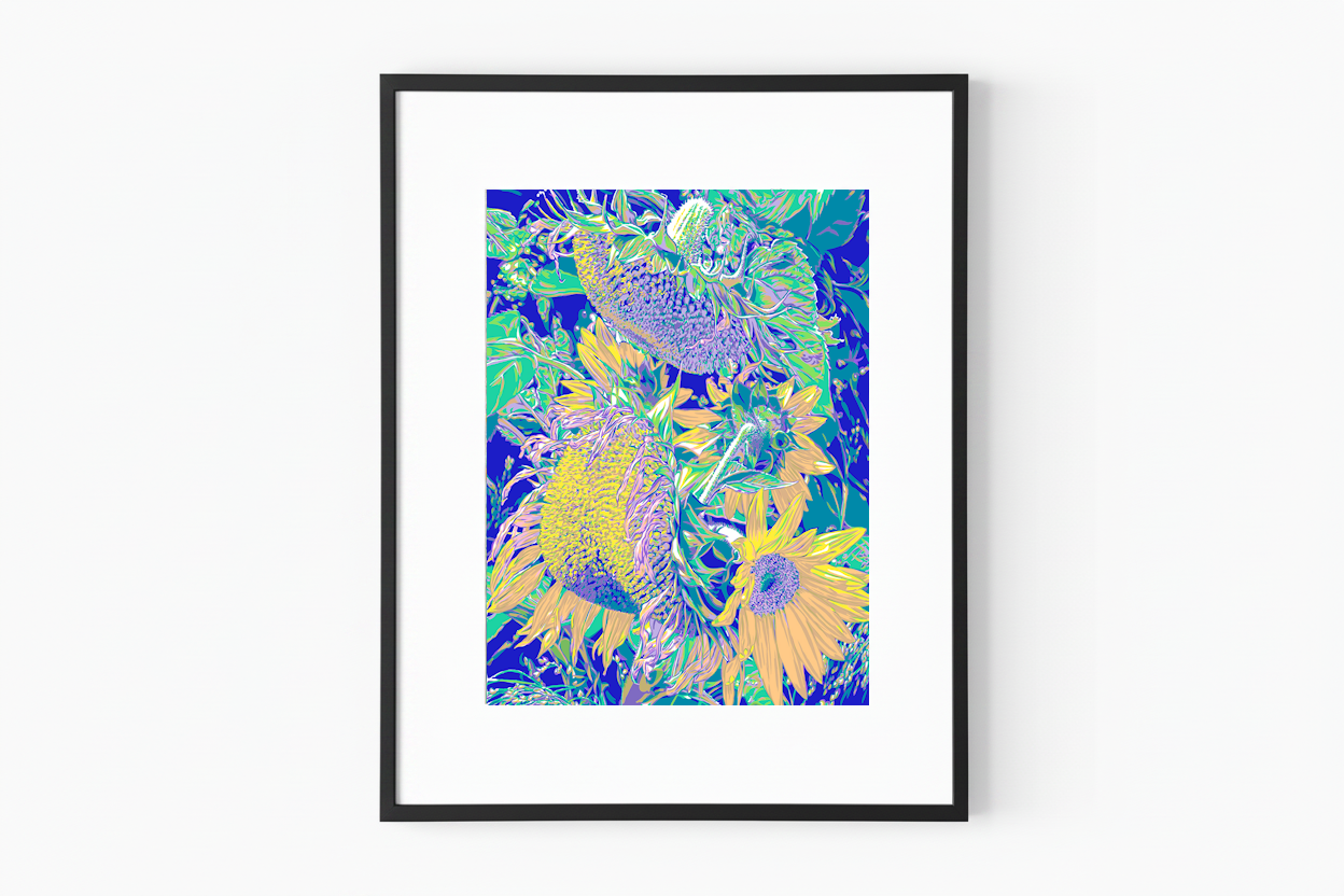 Vitali Komarov "Sunflower" | Certified Art Print