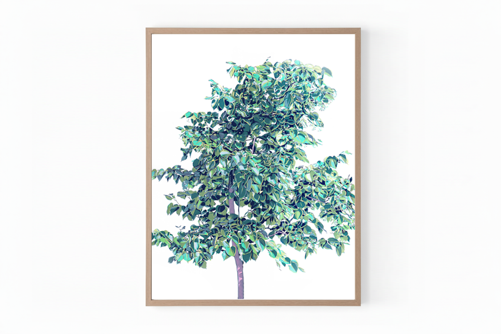 Vitali Komarov "Young Linden Tree" | Certified Art Print