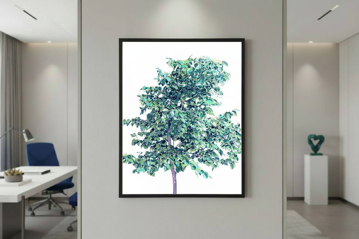 Vitali Komarov "Young Linden Tree" | Certified Art Print